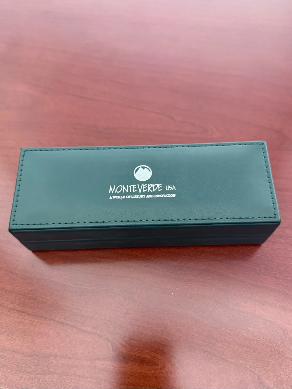 Monteverde USA Prima Red Swirl Ballpoint Pen | Brand New, Never Used